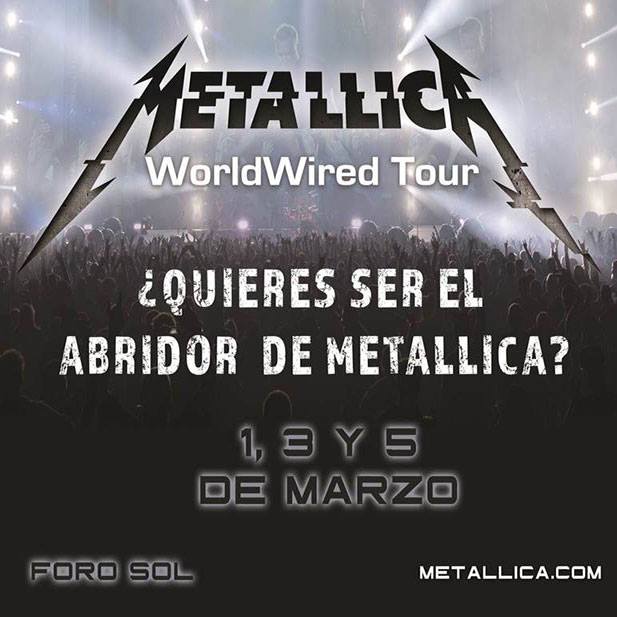 ¡METALLICA busca talento mexicano!